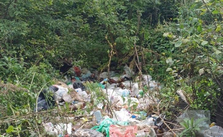 В урочище «Солянка» куряне убрали 5 кубометров мусора