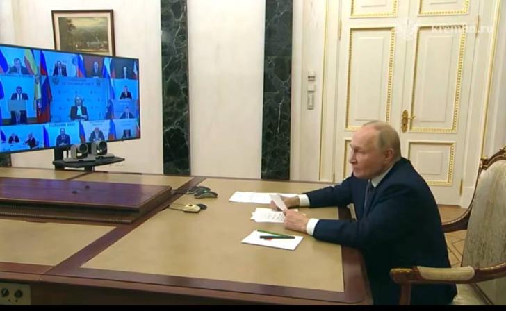 Владимир Путин пообщался с избранными главами регионов