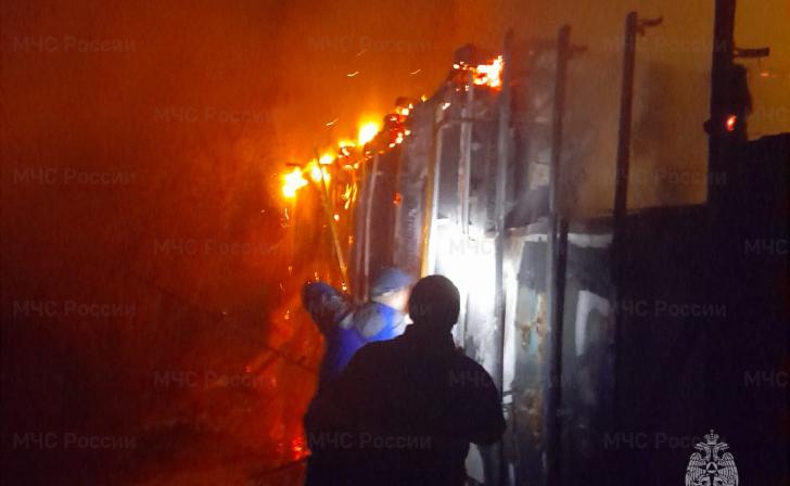 В Курской области 9 октября в пожаре погибли два человека