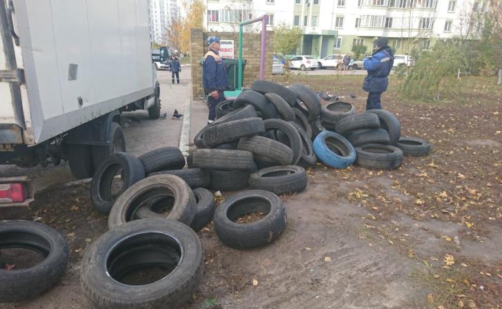 В Курске нет мест для утилизации автомобильных шин