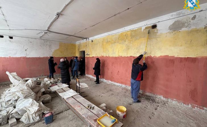 В Курской области капитально ремонтируют школу В Курской области капитально ремонтируют школу