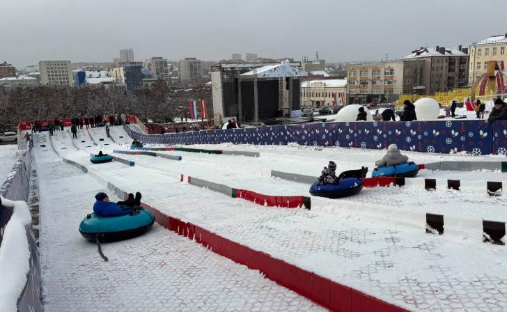 В Курске на Полугоре проведут техобслуживание трассы для тюбинга