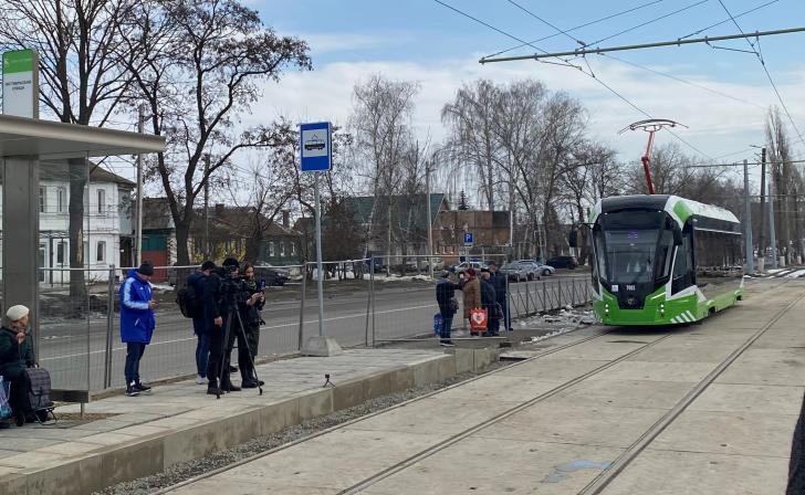 В Курске маршрута трамвая изменился из-за излома рельса