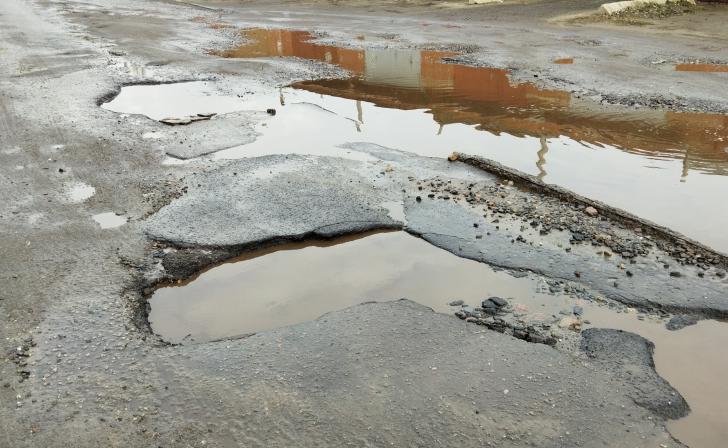 В Курске участок с ямами на Льговском повороте отремонтируют в этом месяце