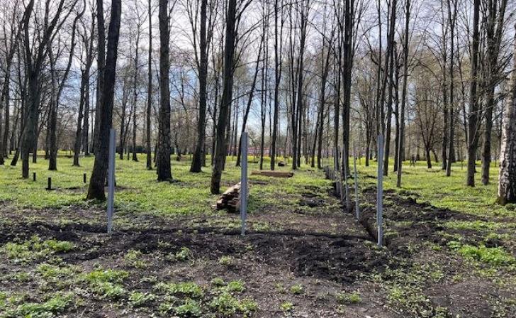 В Курске на Боевке разобрали забор Парка альпак