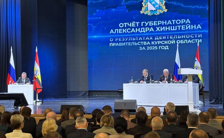 Александр Хинштейн отчитался перед Курской областной Думой