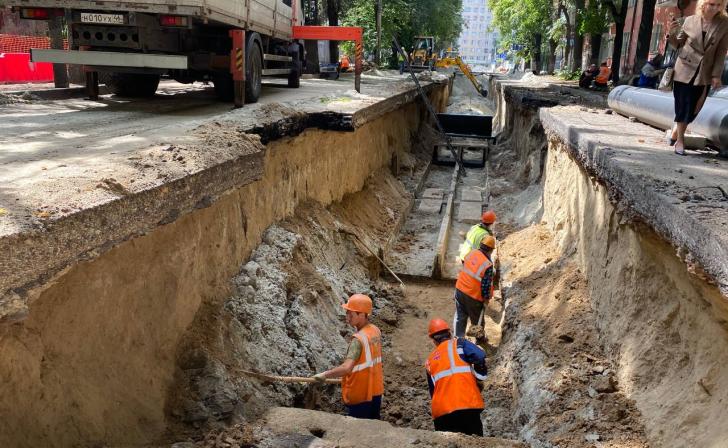 В Курске стартовала реконструкция трубопроводов на Орловской