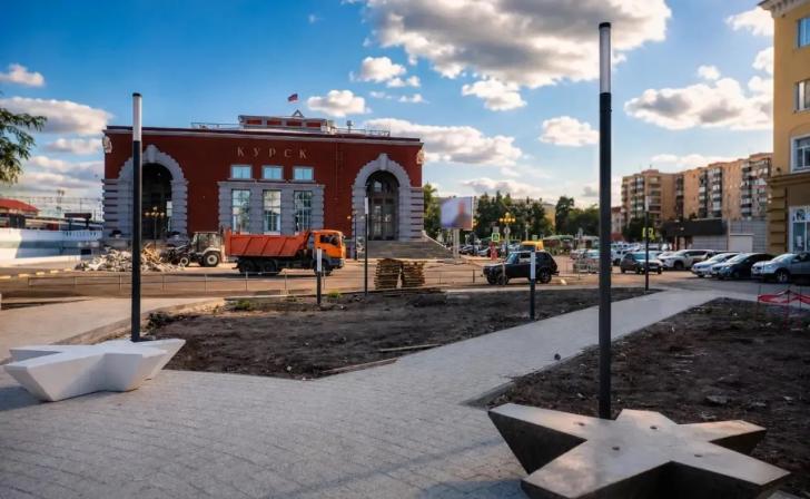 До 31 августа в Курске планируют благоустроить сквер «Пеликан»