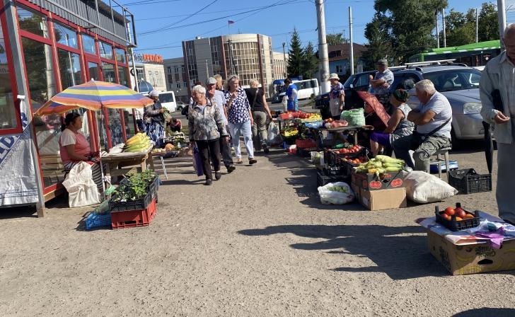 В Курске проверили стихийный уличный рынок на Льговском повороте