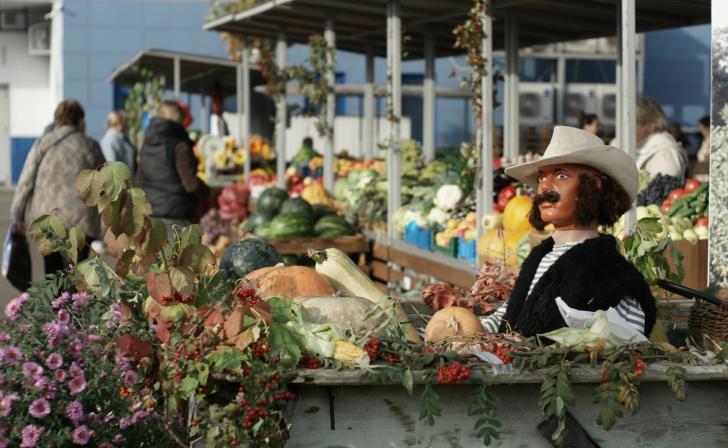 Одна из двух осенних ярмарок сельхозпродукции прошла сегодня в Курске
