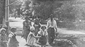 В саду имени 1 Мая, июнь 1938 года