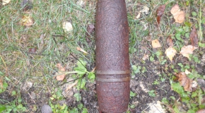 Артснаряд в урочище «Чернолесок» Щигровского района