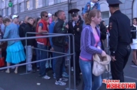 Во время празднования Дня Победы на Красной площади, был задержан преступник