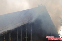 В Советском районе загорелся жилой дом
