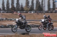 Курские мотоциклисты осваивают мото-джимхану