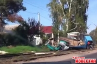 В Курске грузовик 