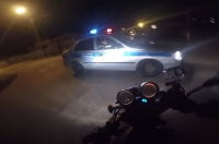 Погоня за пьяным мотоциклистом