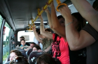 В маршрутных автобусах стоять нельзя!