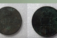 В Курской области украинец лишился «денежки» 1854-го года