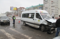 Курск. В ДТП с иномаркой 73-летняя пассажирка маршрутки сломала нос