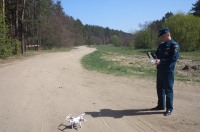 За пожароопасной обстановкой в Курской области следит беспилотник