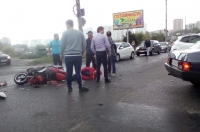В Курске от столкновения с «ВАЗом» пострадал скутерист