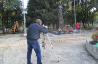 В курском парке им. Дзержинского появились строители