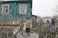 В Курской области добровольцы спасли мужчину из горящего дома