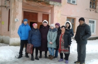 Курская область. Жильцы аварийного дома в Обояни боятся за свои жизни