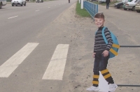 В Курской области госавтоинспекторы установили на дорогах макеты школьников