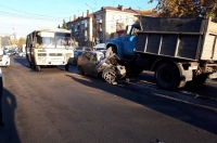 Курск. Подробности массовой аварии на ул. Дзержинского с участием маршрутки