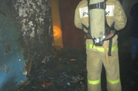 Курская область. Ночью в Курчатове горел многоквартирный дом