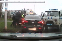 Курская область. В Курчатове полицейские устроили погоню за угонщиком