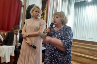 С сотрудниками курской филармонии встретилась Екатерина Харченко (ВИДЕО)