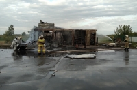 На выезде из Курска произошёл взрыв на автозаправке (ВИДЕО)