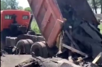 Сотрудники Курскоблприроднадзора борются со свалкой на улице 1-й Прогонной