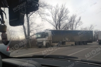 В соцсетях появилось видео аварии с участием Камаза и фуры в Курске на Магистральном проезде