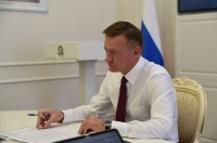 Из-за угрозы коронавируса Роман Старовойт обратился к курянам через громкоговорители