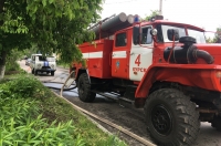 В Курске области в жилом доме сгорела кухня