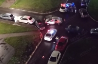 В Курске столкнулись 5 автомобилей. Есть пострадавшие