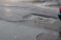 В сети появилось видео с работающей курской ливневкой