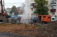 В Курской «Квадре» объяснили причины раскопок в парке им.Ф.Э. Дзержинского