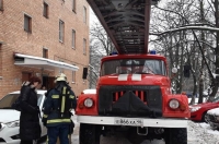 В Курске на улице Блинова горела квартира