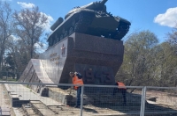 Ремонт памятника танкистам в Курске сделан только на 10%