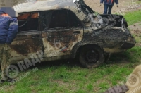 В Курске на суворовском пляже из реки достали автомобиль ВАЗ