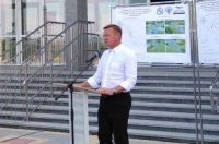 На встрече жителей поселка Северный и властей отключился свет