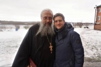 Борис Корчевников второй раз посетил Рыльский монастырь в Курской области