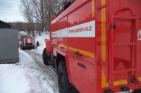 В Курске загорелся жилой дом