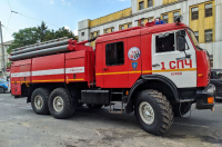 В посёлке Золотухино Курской области загорелся автомобиль «Toyota Corolla»