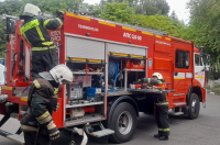 В Рыльске сгорела хозяйственная постройка